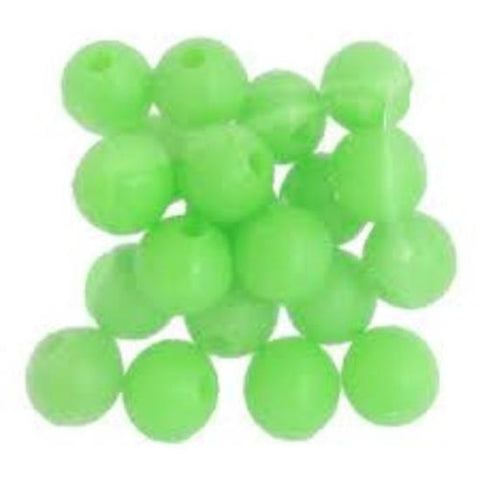 Beads - Green/Lumo SOFT (10mm Oval)