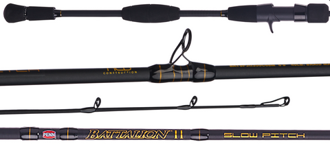 PENN Battalion II Slow Pitch 6ft 8in 150g Spin Rod