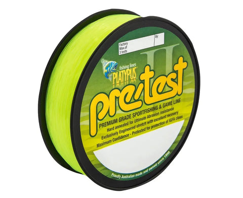 Platypus Pretest IGFA 500m Hi Vis Line