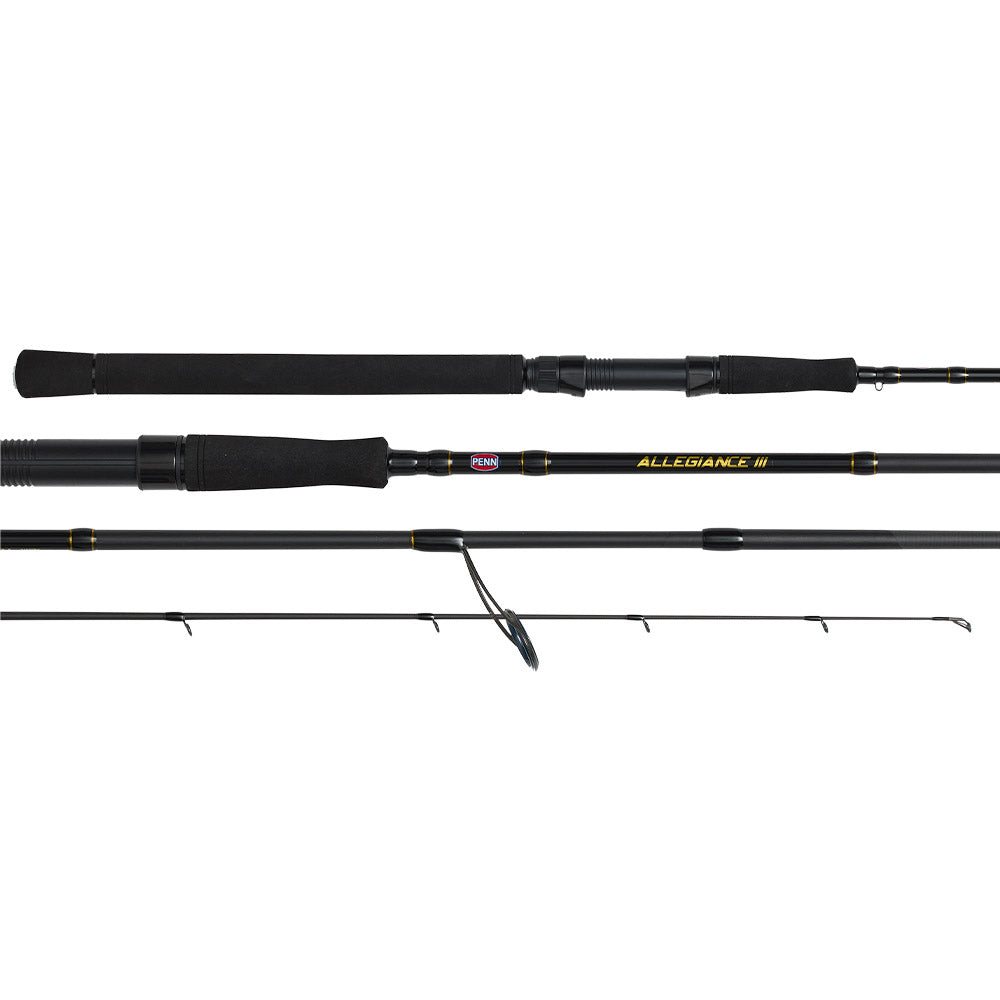 penn allegiance fishing rod PENN Allegiance III 722M 4-8kg Softbait Rod