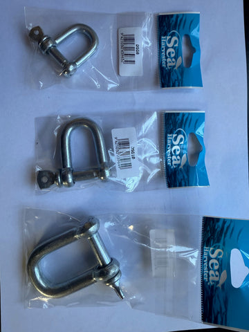 Sea Harvester Galvanised D Shackles