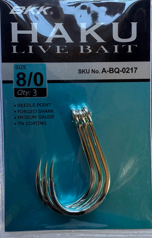 BKK Haku Live Bait Hooks
