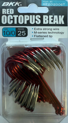 BKK Red Octopus Beak Hooks