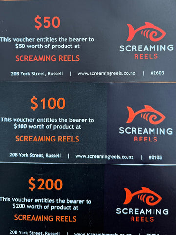 Screaming Reels Gift Cards