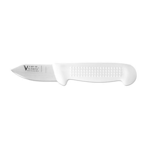 Oyster shucking knife - single edged blade