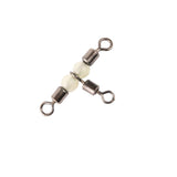 Wise Angler Crossline Rolling Swivel w Pearl Beads