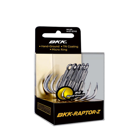 BKK Raptor Z Treble 4X HG Hooks