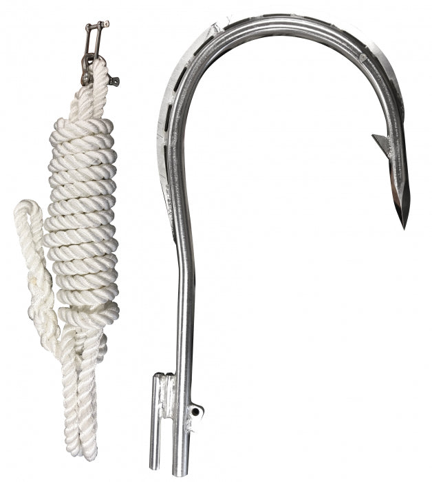 Gafbe Rope Extra Heavy Flying Gaff - Head and Rope only