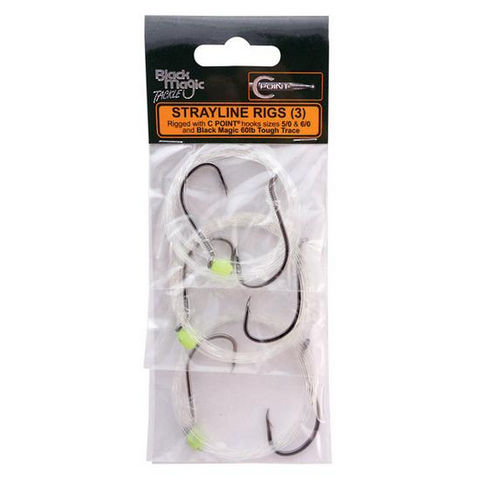 Black Magic Strayline Rig With CP6/0 & CP7/0 Hooks
