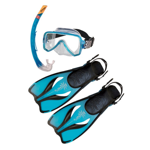 Beuchat Oceo Mask, Snorkel and Fin Set - Adult